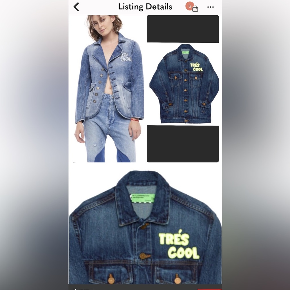 Free People × Sandrine Rose Jean
Jacket, Size Extra Small, NWT, MRSP $250